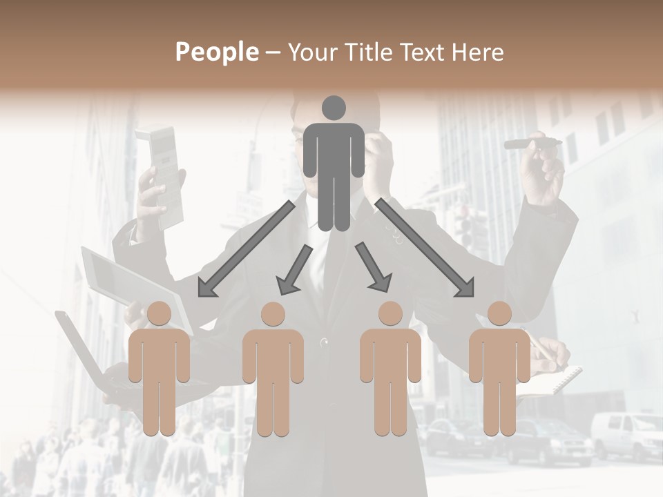 Email Skyscraper Modern PowerPoint Template