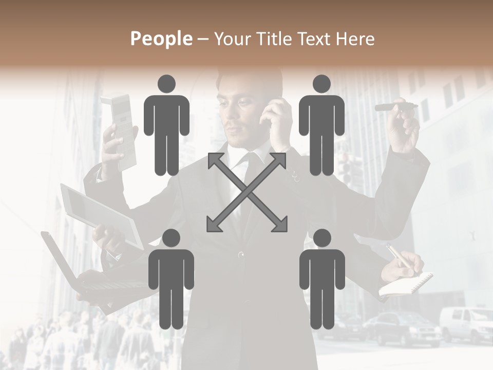 Email Skyscraper Modern PowerPoint Template