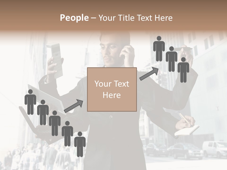 Email Skyscraper Modern PowerPoint Template