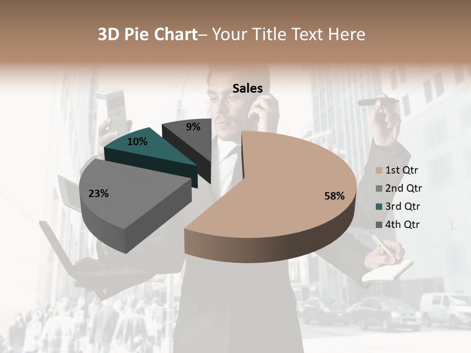 Email Skyscraper Modern PowerPoint Template