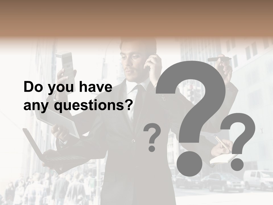 Email Skyscraper Modern PowerPoint Template