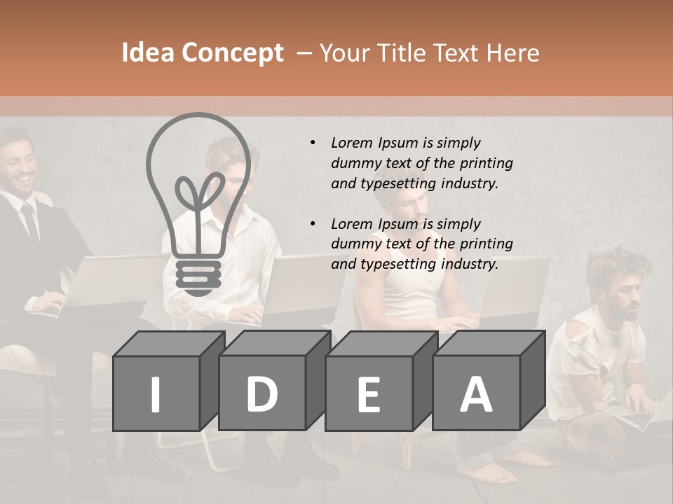 Marketing Success Copyspace PowerPoint Template