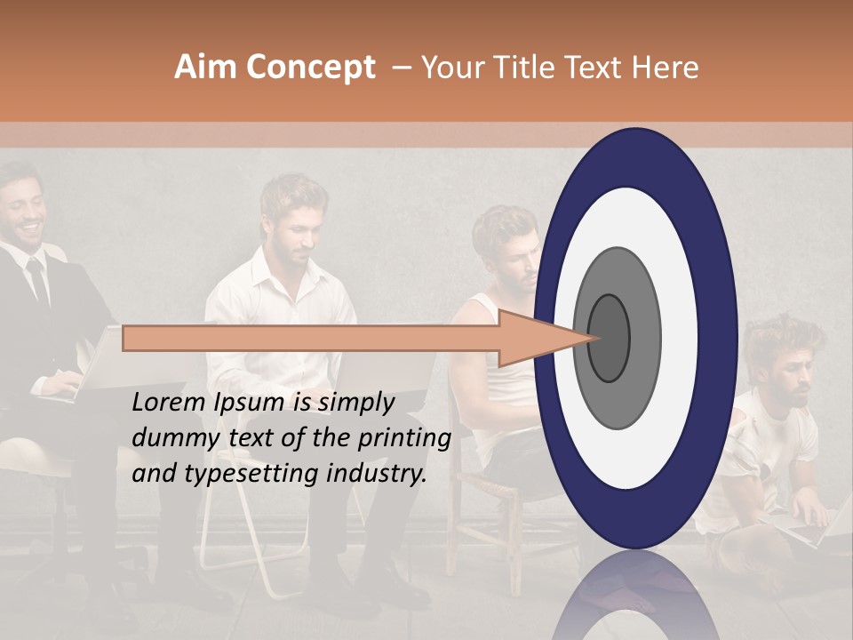 Marketing Success Copyspace PowerPoint Template