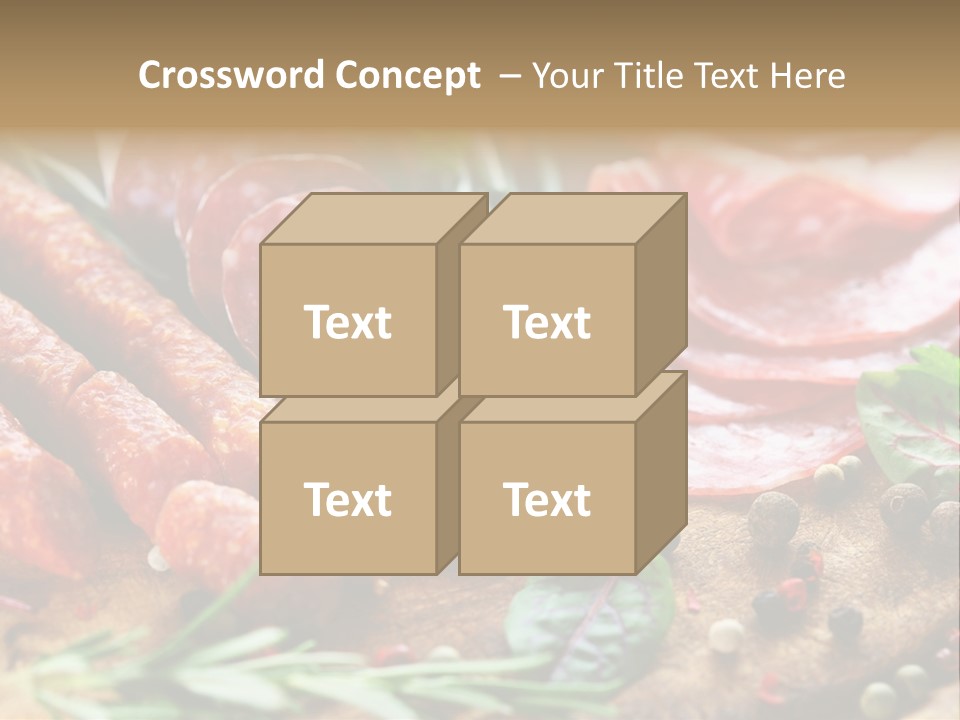 Rustic Rosemary Beef PowerPoint Template