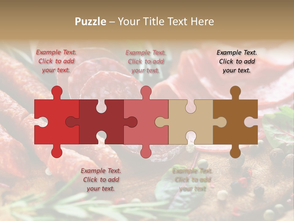 Rustic Rosemary Beef PowerPoint Template