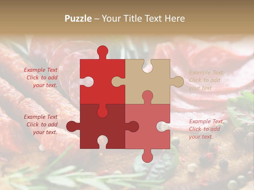 Rustic Rosemary Beef PowerPoint Template