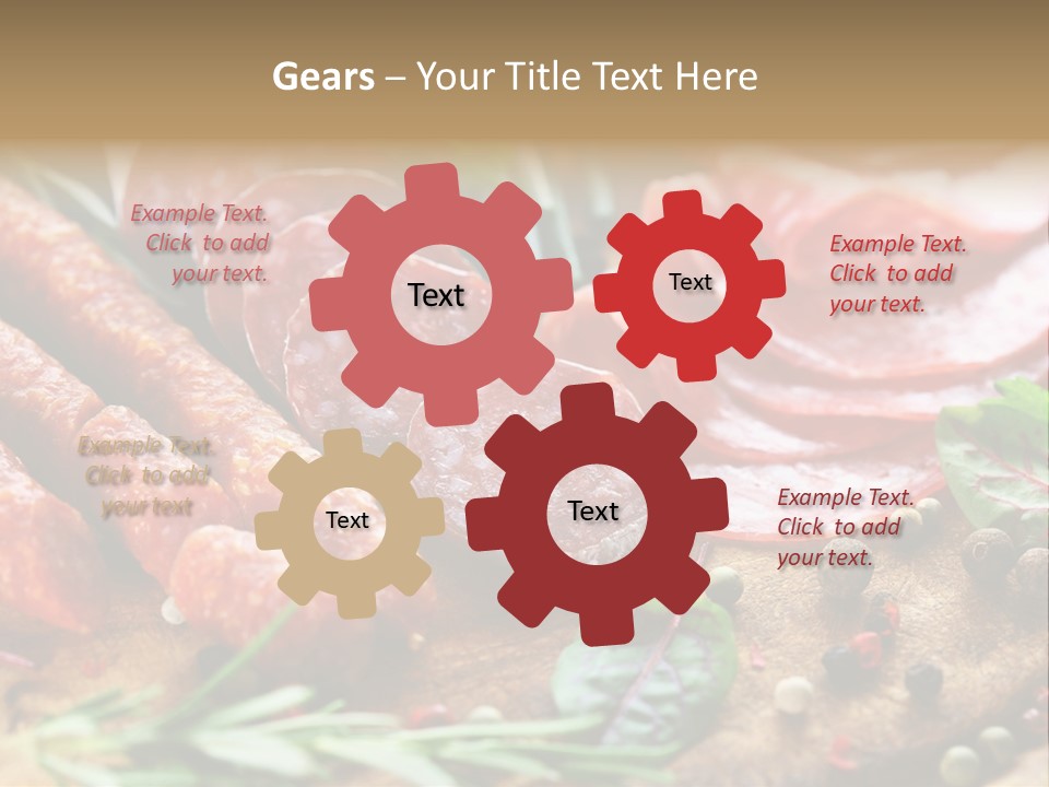 Rustic Rosemary Beef PowerPoint Template