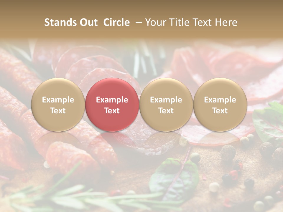Rustic Rosemary Beef PowerPoint Template