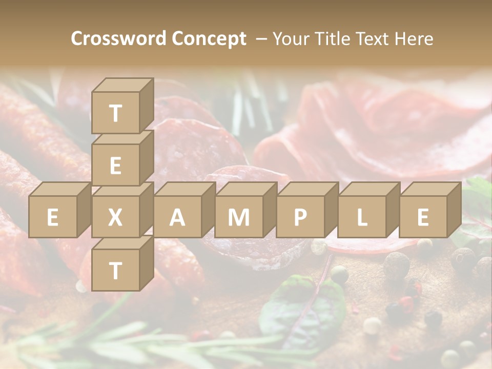 Rustic Rosemary Beef PowerPoint Template