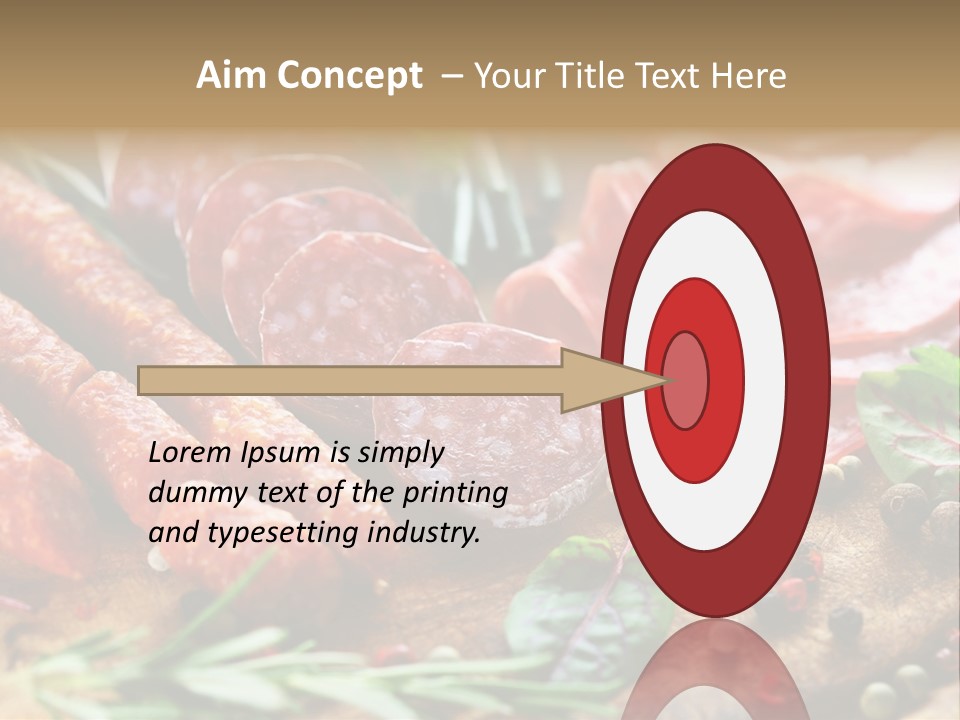 Rustic Rosemary Beef PowerPoint Template