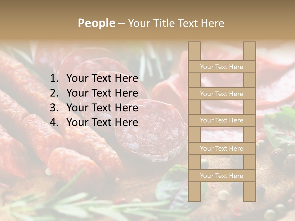 Rustic Rosemary Beef PowerPoint Template