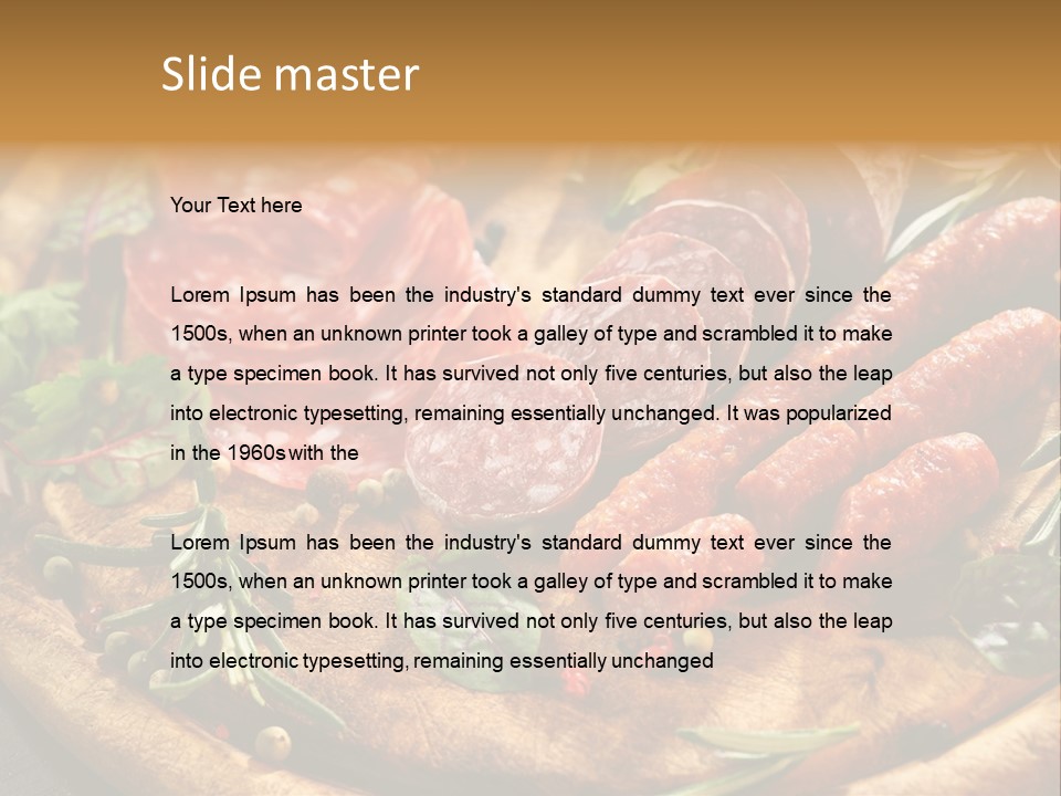 Mediterranean Red Slice PowerPoint Template