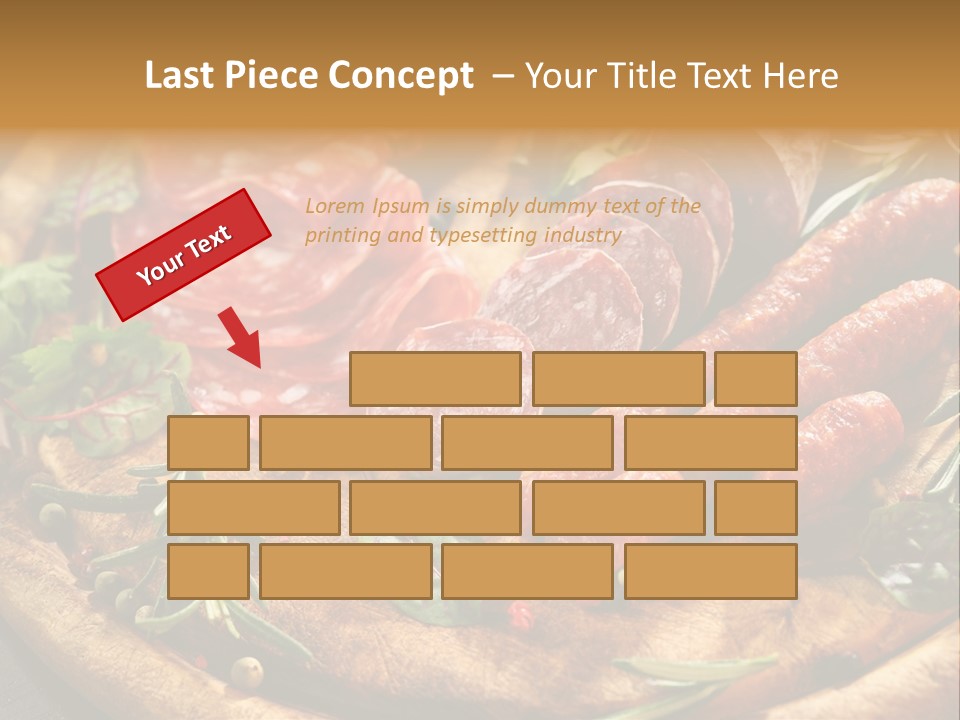 Mediterranean Red Slice PowerPoint Template