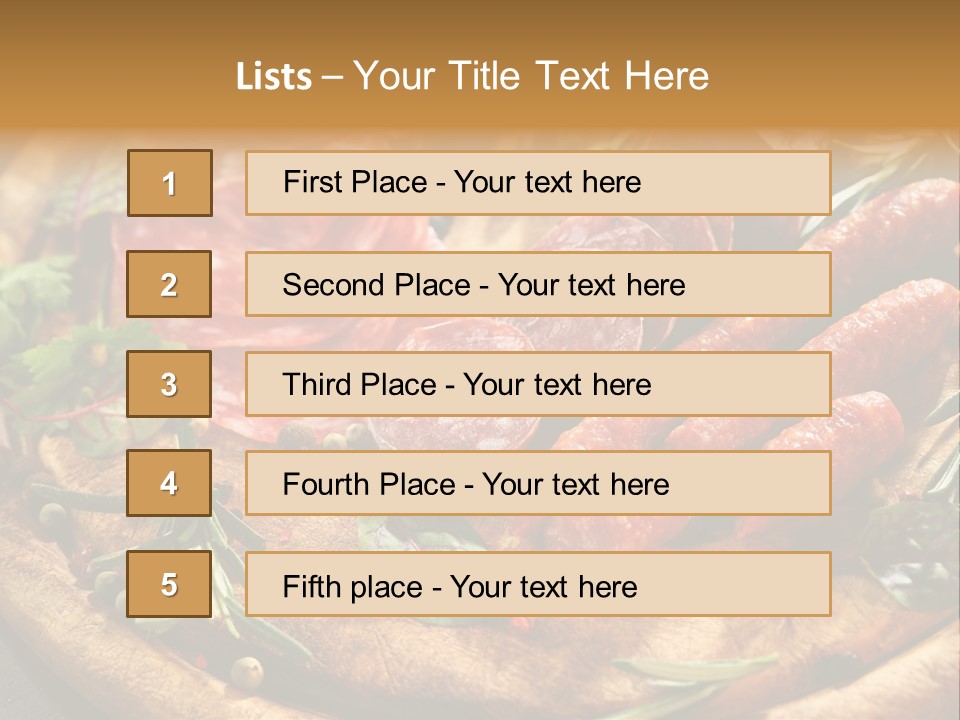 Mediterranean Red Slice PowerPoint Template