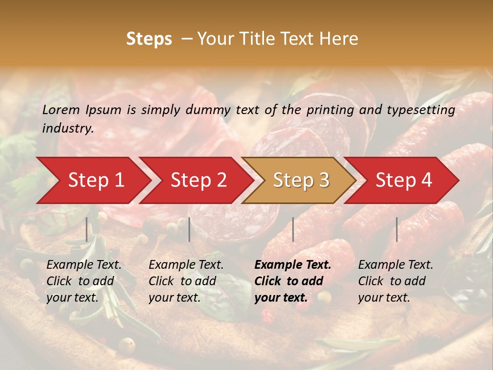 Mediterranean Red Slice PowerPoint Template
