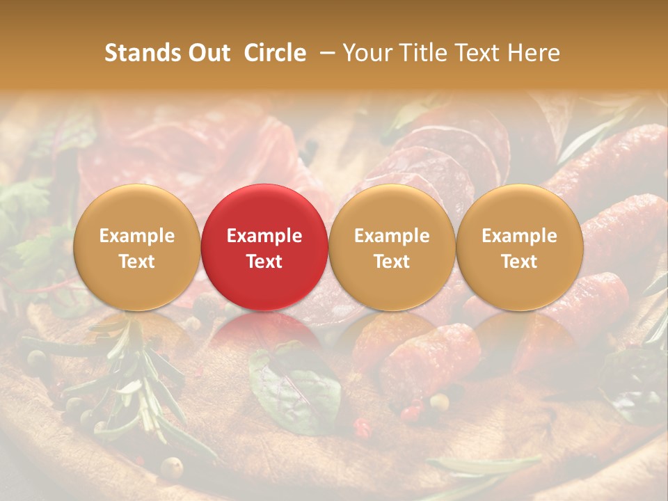 Mediterranean Red Slice PowerPoint Template