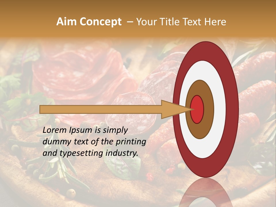 Mediterranean Red Slice PowerPoint Template