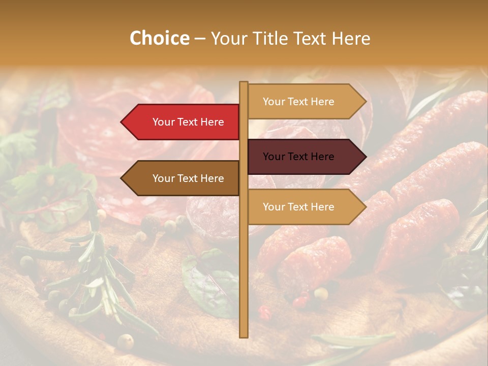 Mediterranean Red Slice PowerPoint Template