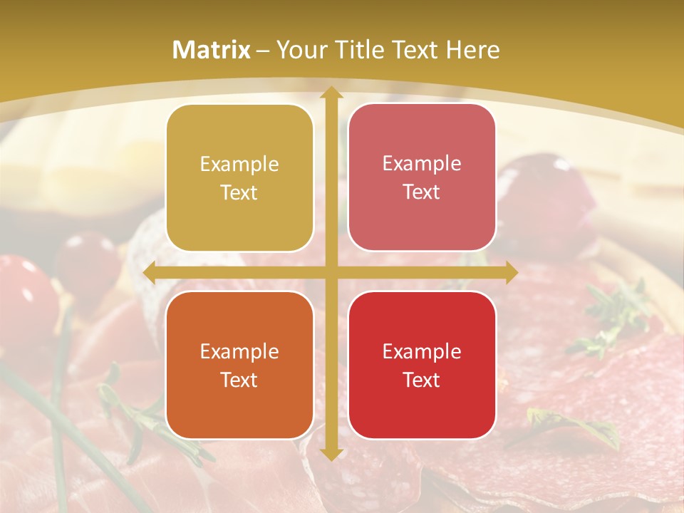 Dish Cutting Appetizer PowerPoint Template