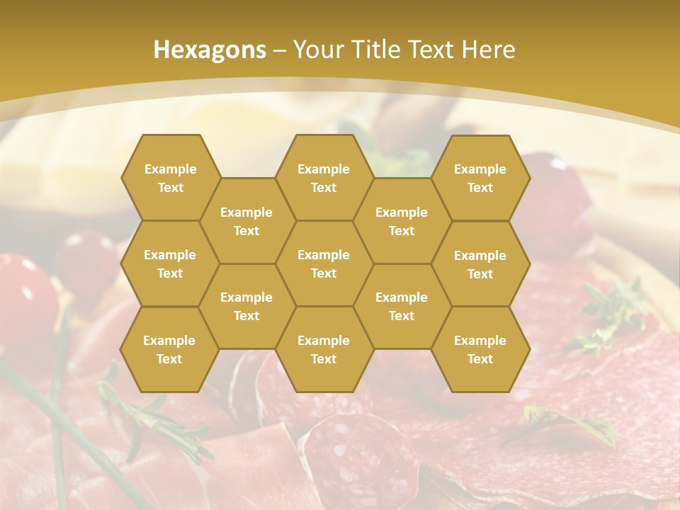 Dish Cutting Appetizer PowerPoint Template