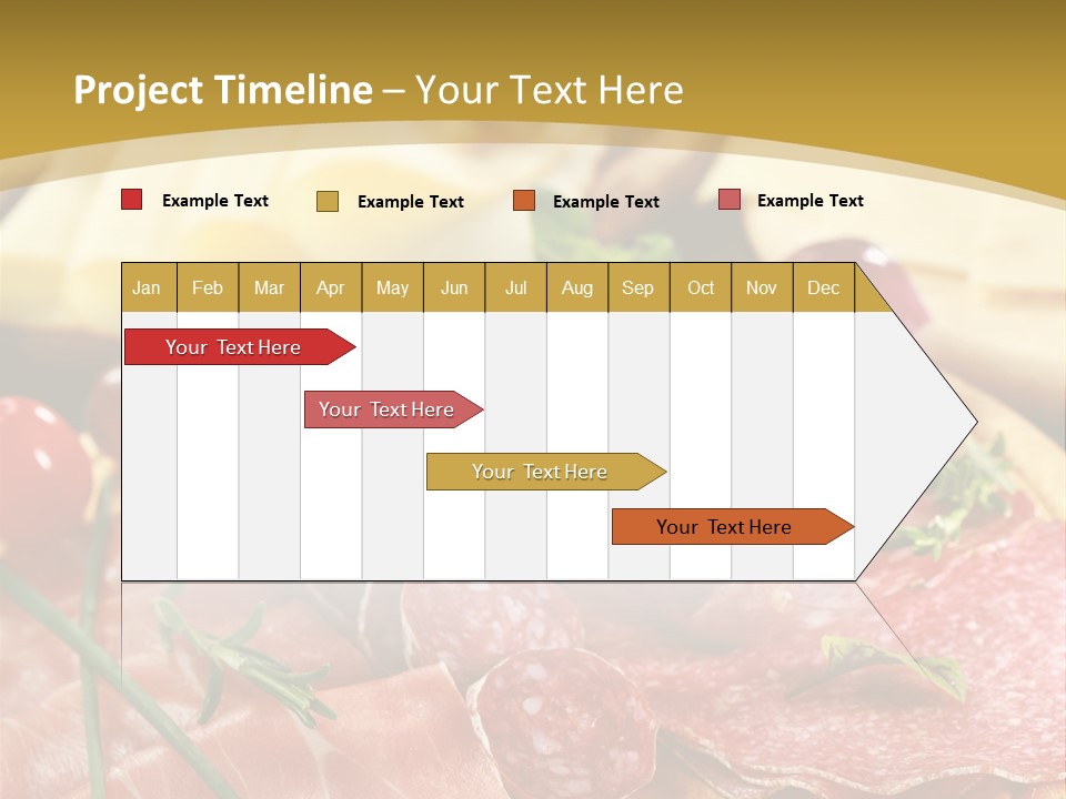 Dish Cutting Appetizer PowerPoint Template