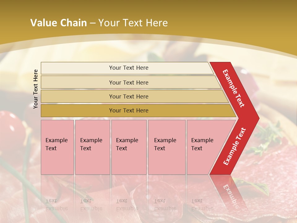 Dish Cutting Appetizer PowerPoint Template