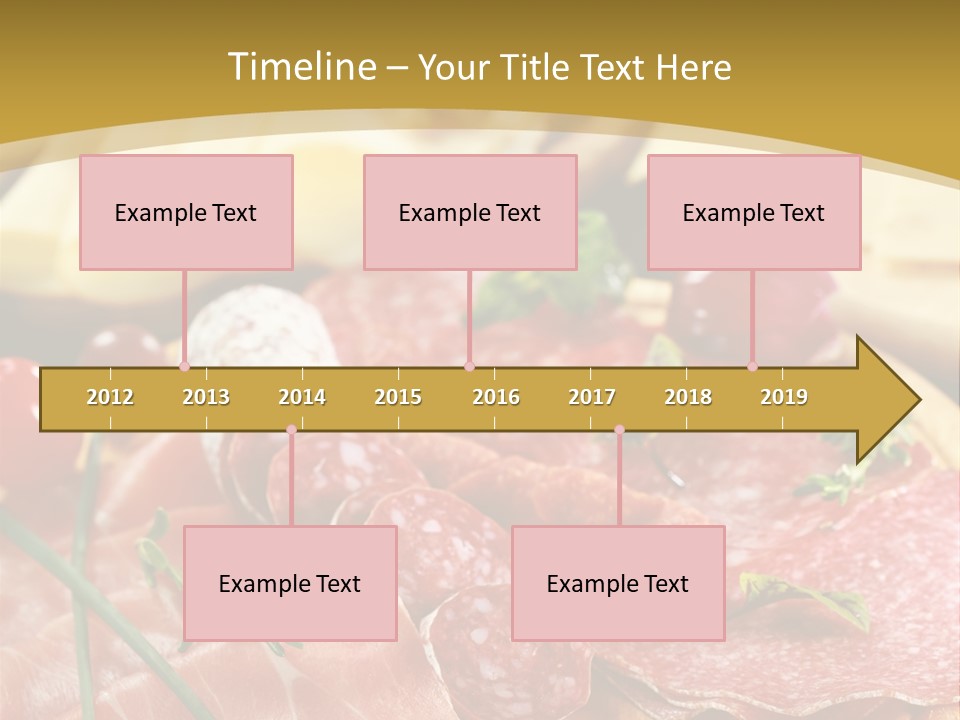 Dish Cutting Appetizer PowerPoint Template