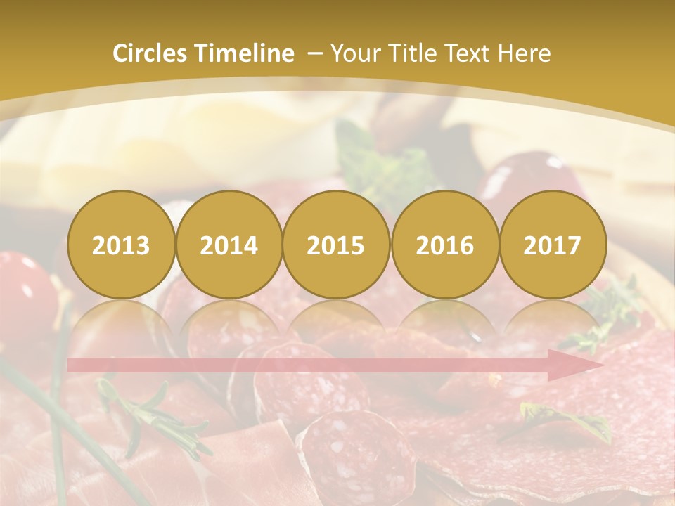 Dish Cutting Appetizer PowerPoint Template