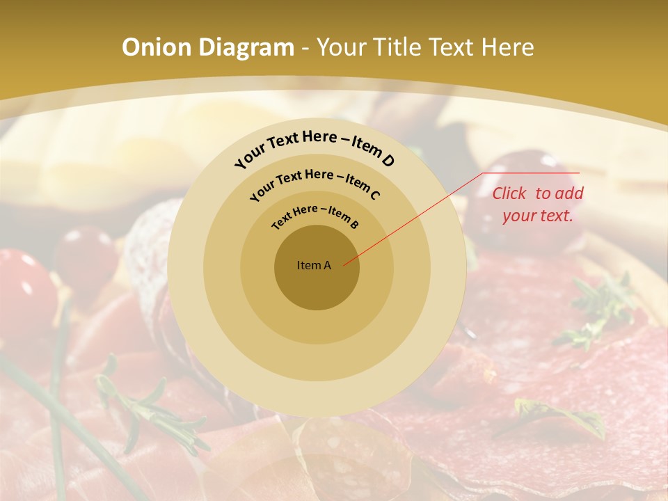Dish Cutting Appetizer PowerPoint Template