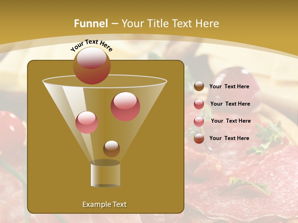 Dish Cutting Appetizer PowerPoint Template
