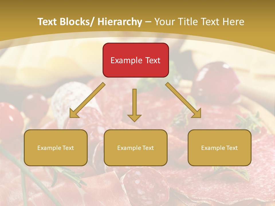 Dish Cutting Appetizer PowerPoint Template