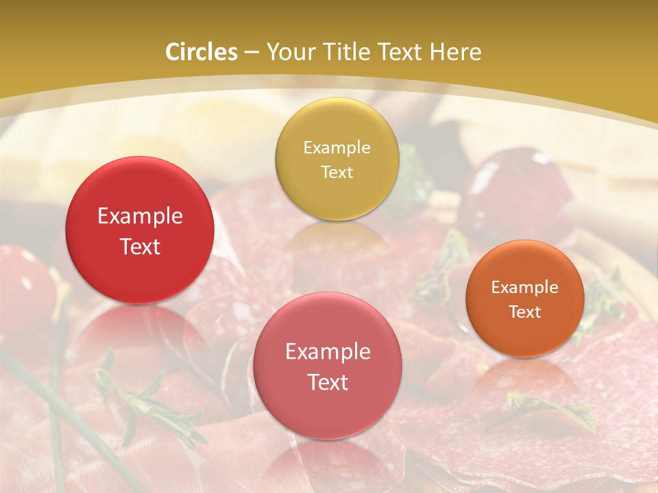 Dish Cutting Appetizer PowerPoint Template