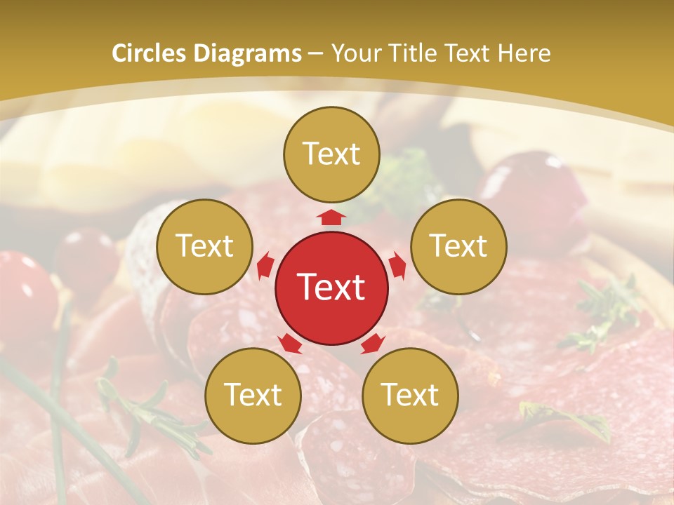 Dish Cutting Appetizer PowerPoint Template