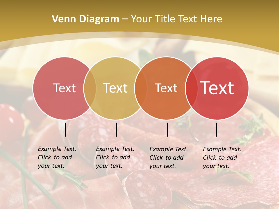 Dish Cutting Appetizer PowerPoint Template