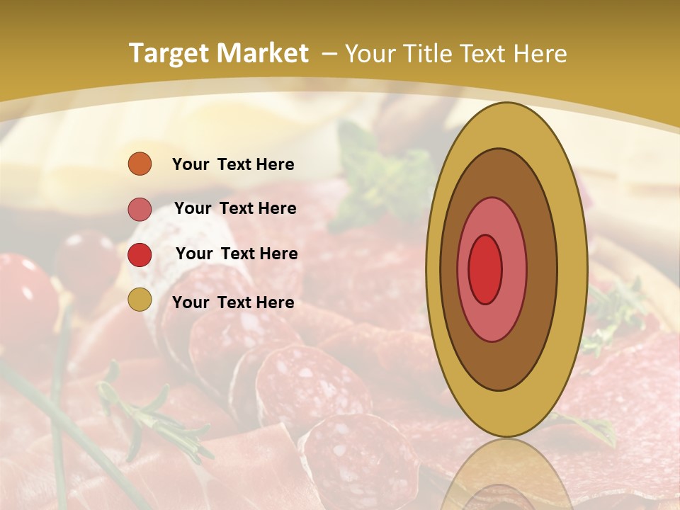 Dish Cutting Appetizer PowerPoint Template