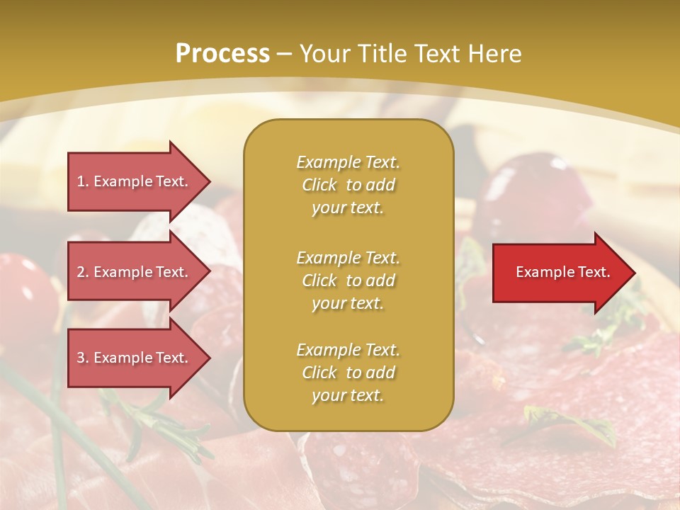 Dish Cutting Appetizer PowerPoint Template