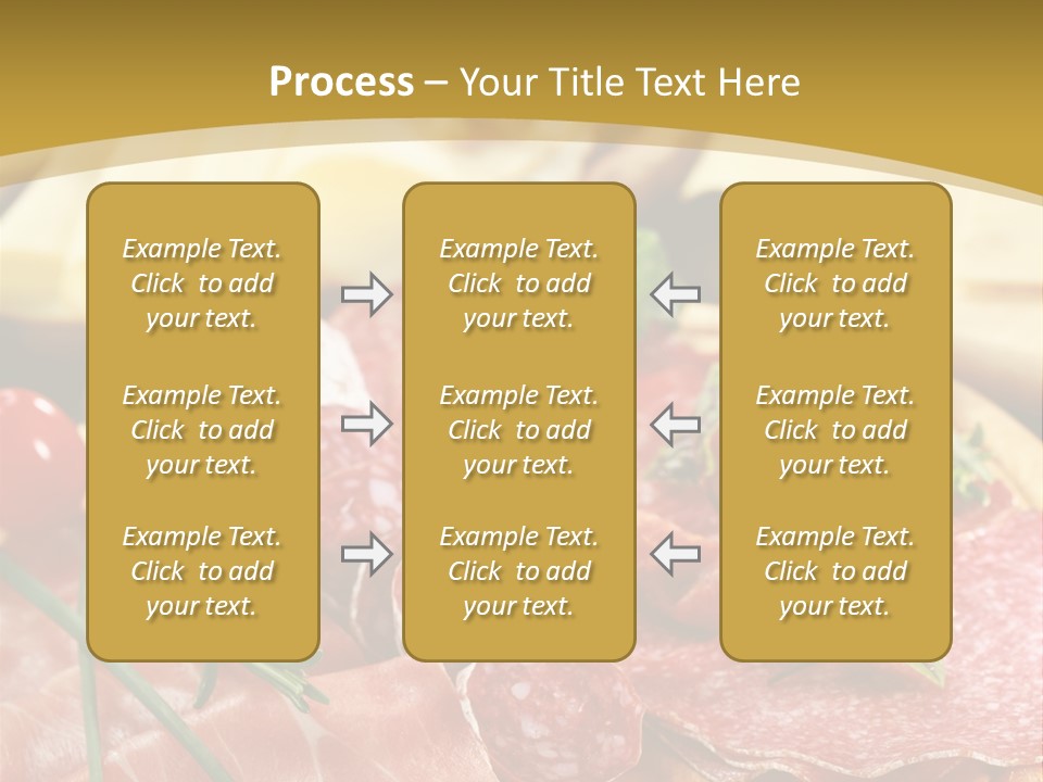 Dish Cutting Appetizer PowerPoint Template