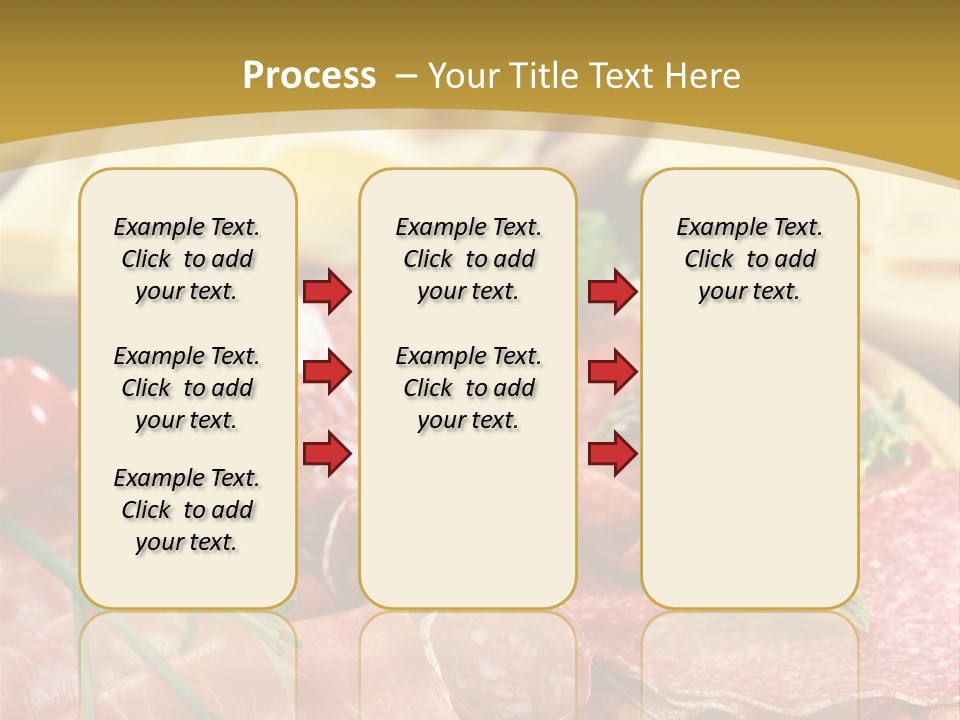 Dish Cutting Appetizer PowerPoint Template