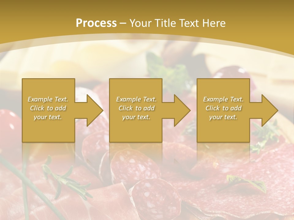 Dish Cutting Appetizer PowerPoint Template
