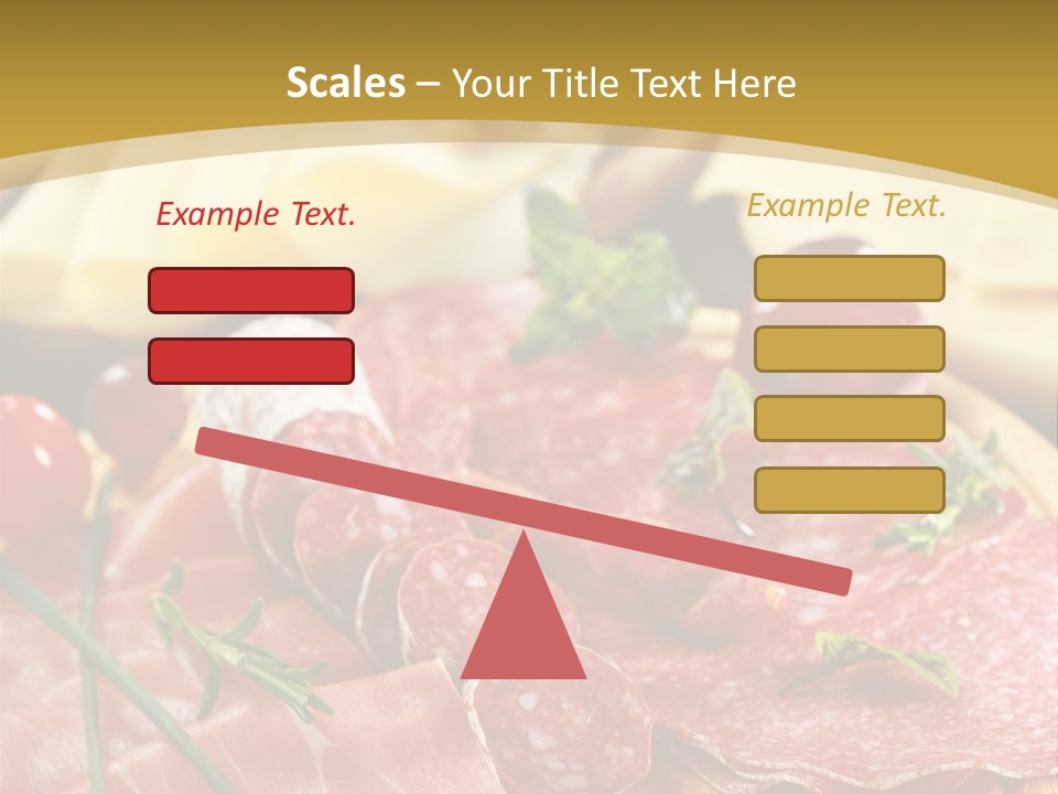 Dish Cutting Appetizer PowerPoint Template