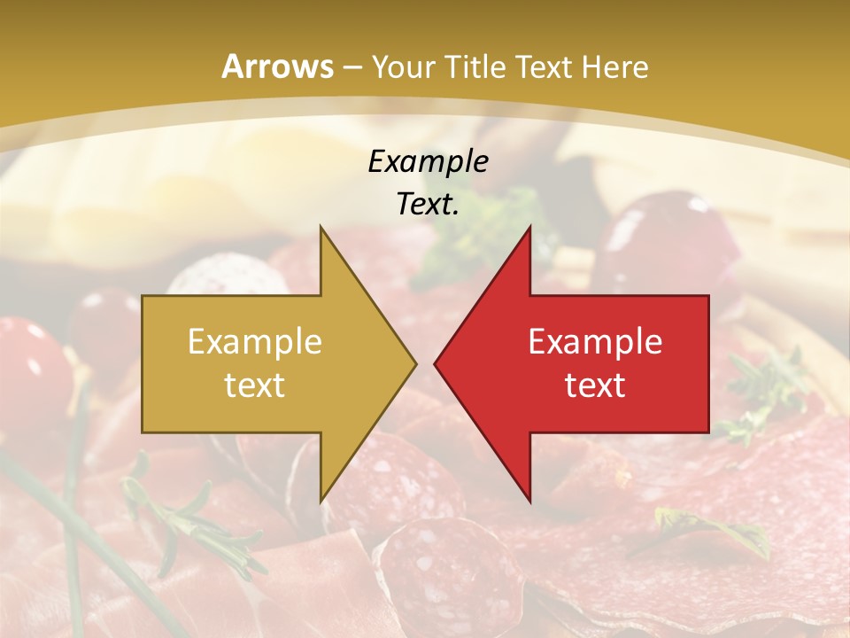 Dish Cutting Appetizer PowerPoint Template