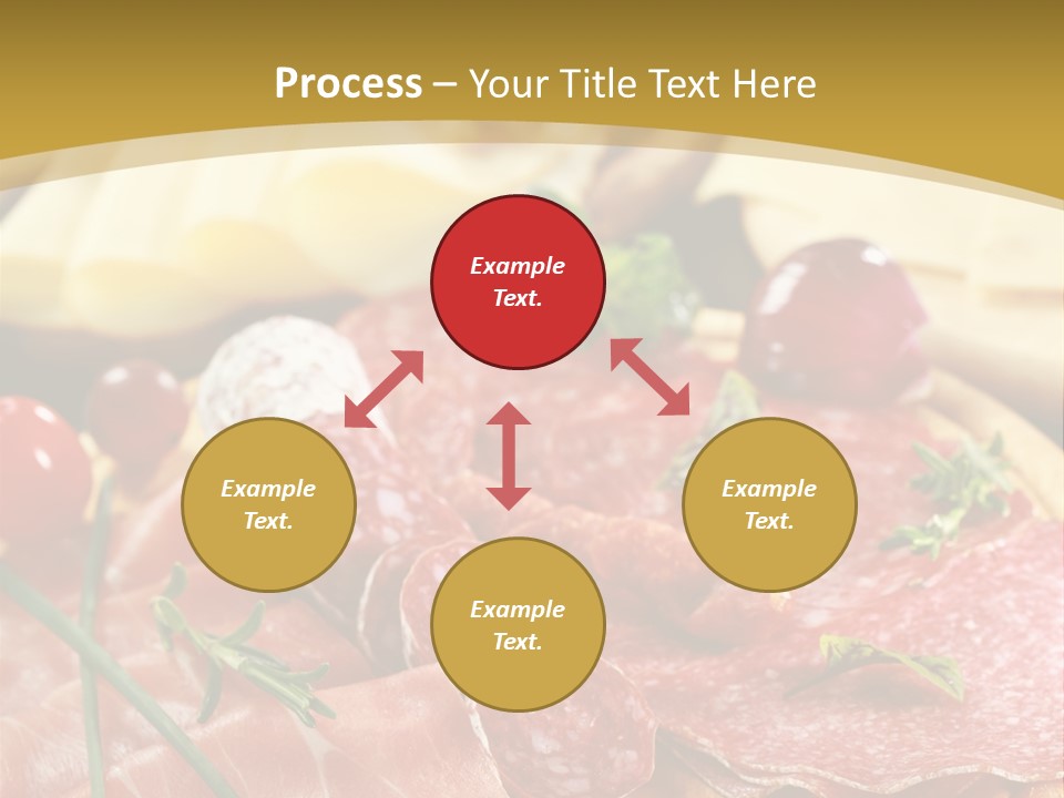 Dish Cutting Appetizer PowerPoint Template