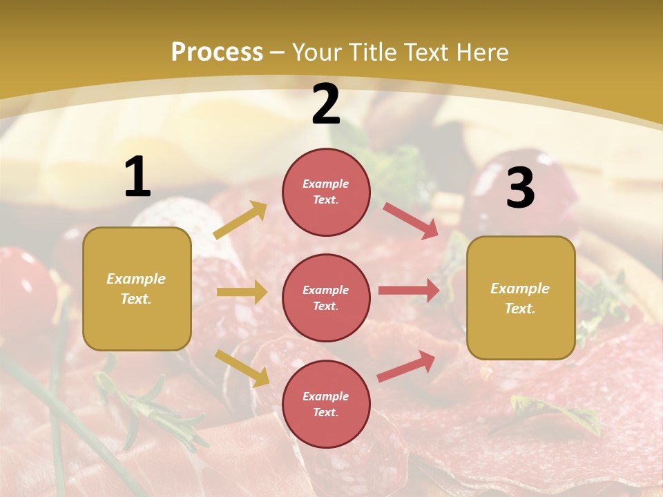 Dish Cutting Appetizer PowerPoint Template