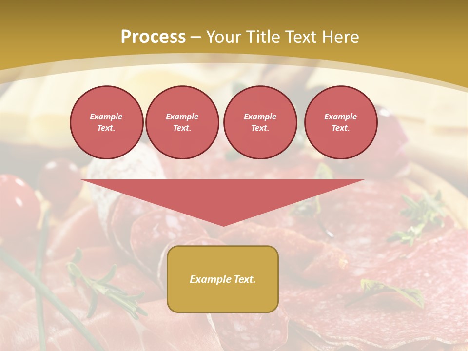 Dish Cutting Appetizer PowerPoint Template