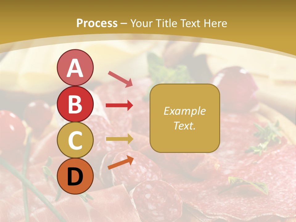 Dish Cutting Appetizer PowerPoint Template