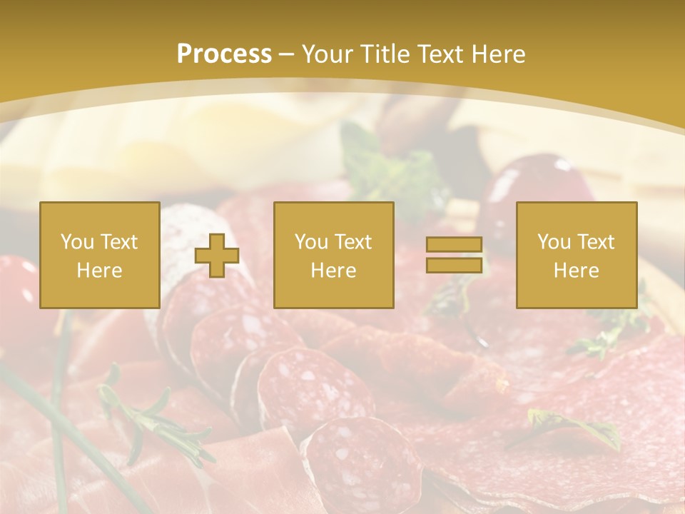 Dish Cutting Appetizer PowerPoint Template