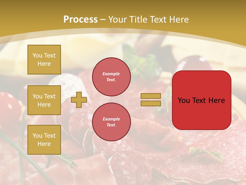 Dish Cutting Appetizer PowerPoint Template