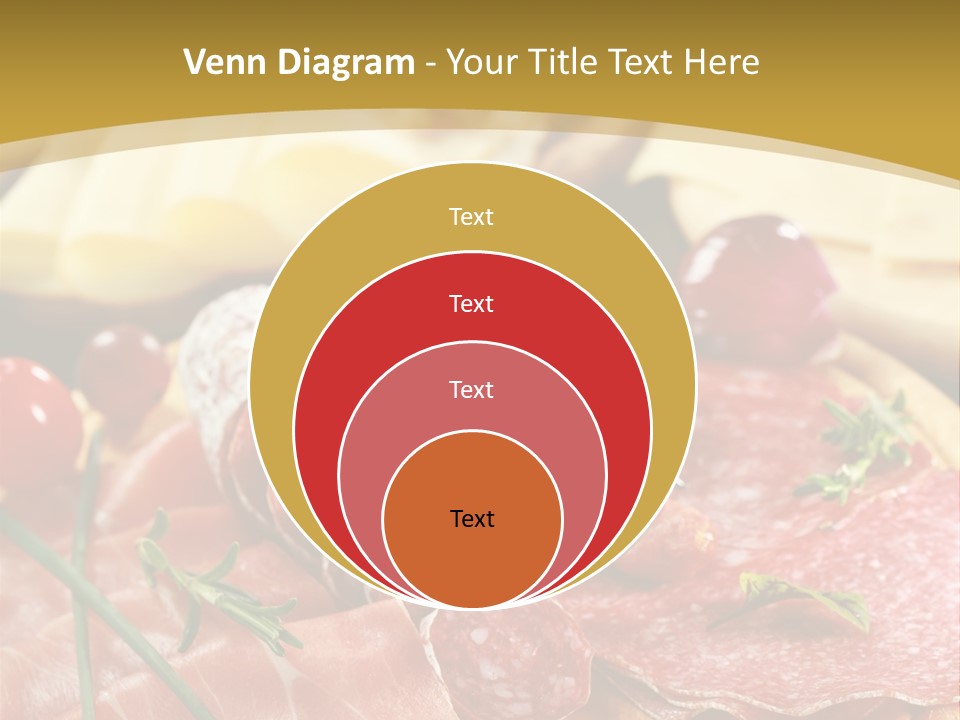 Dish Cutting Appetizer PowerPoint Template