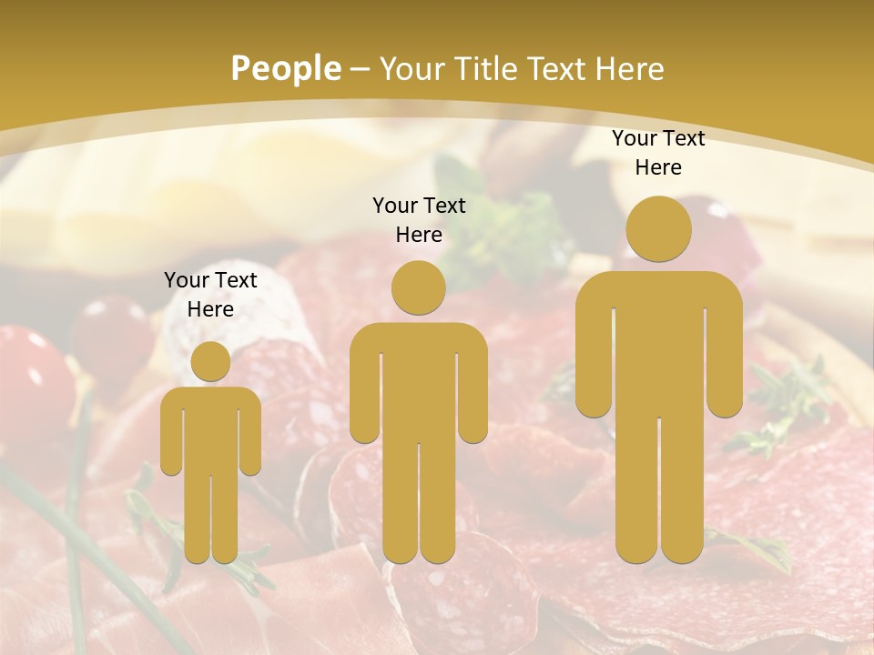 Dish Cutting Appetizer PowerPoint Template