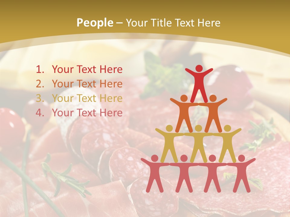 Dish Cutting Appetizer PowerPoint Template